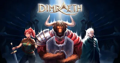 Dimraeth Steam store capsule artwork showing the game title and pixel-art world