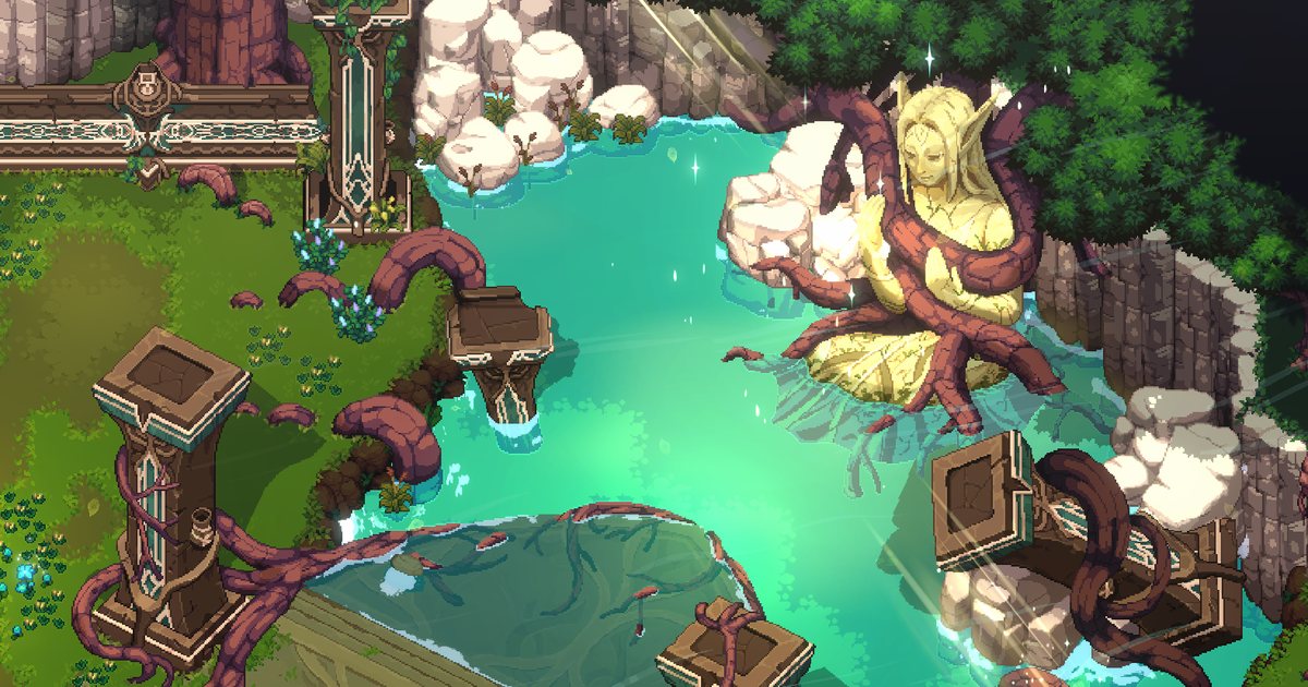 Dimraeth story scene overlooking the forests and ruins of Mirkea